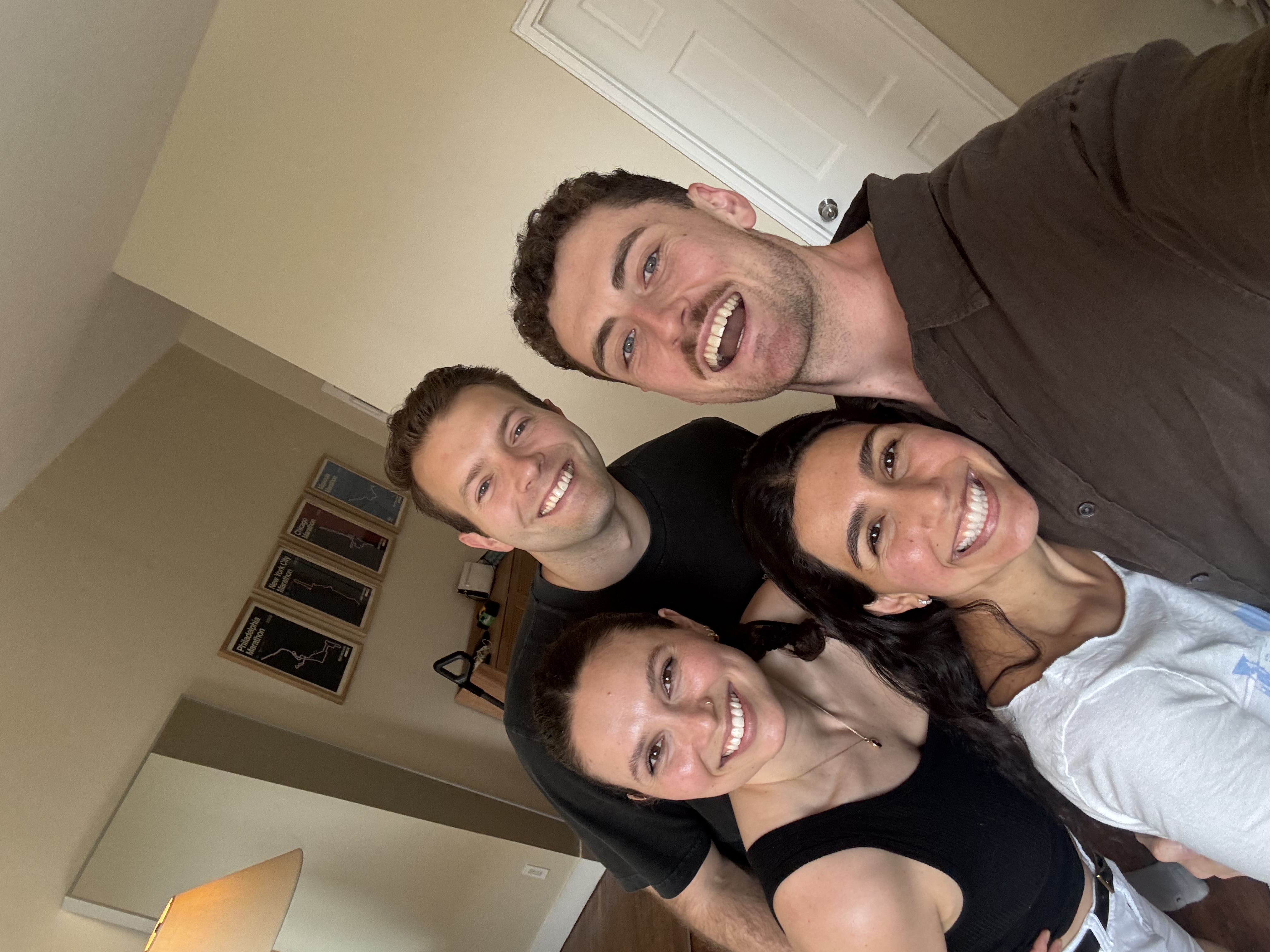 Happy guests